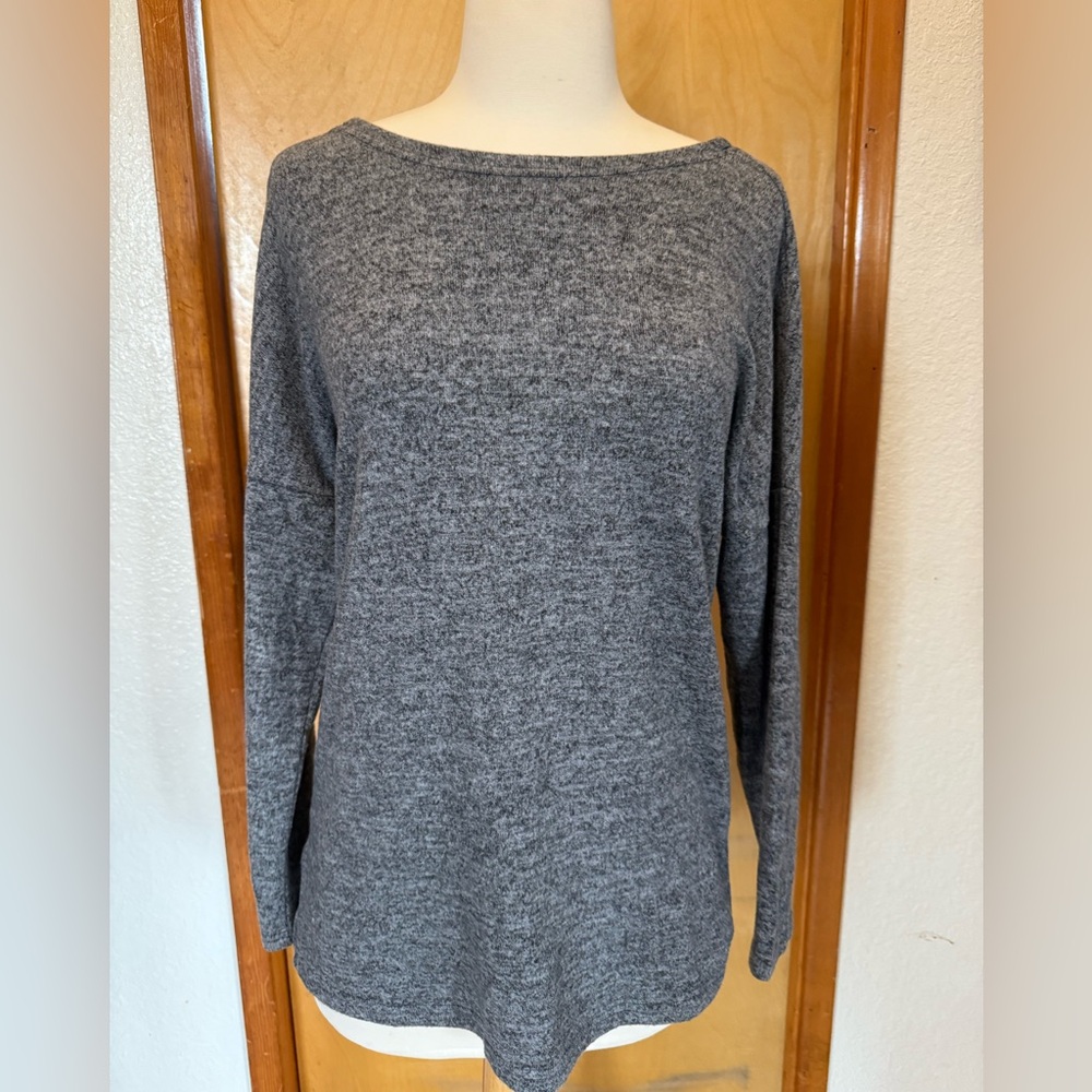 Backless Grey Women's Sweater